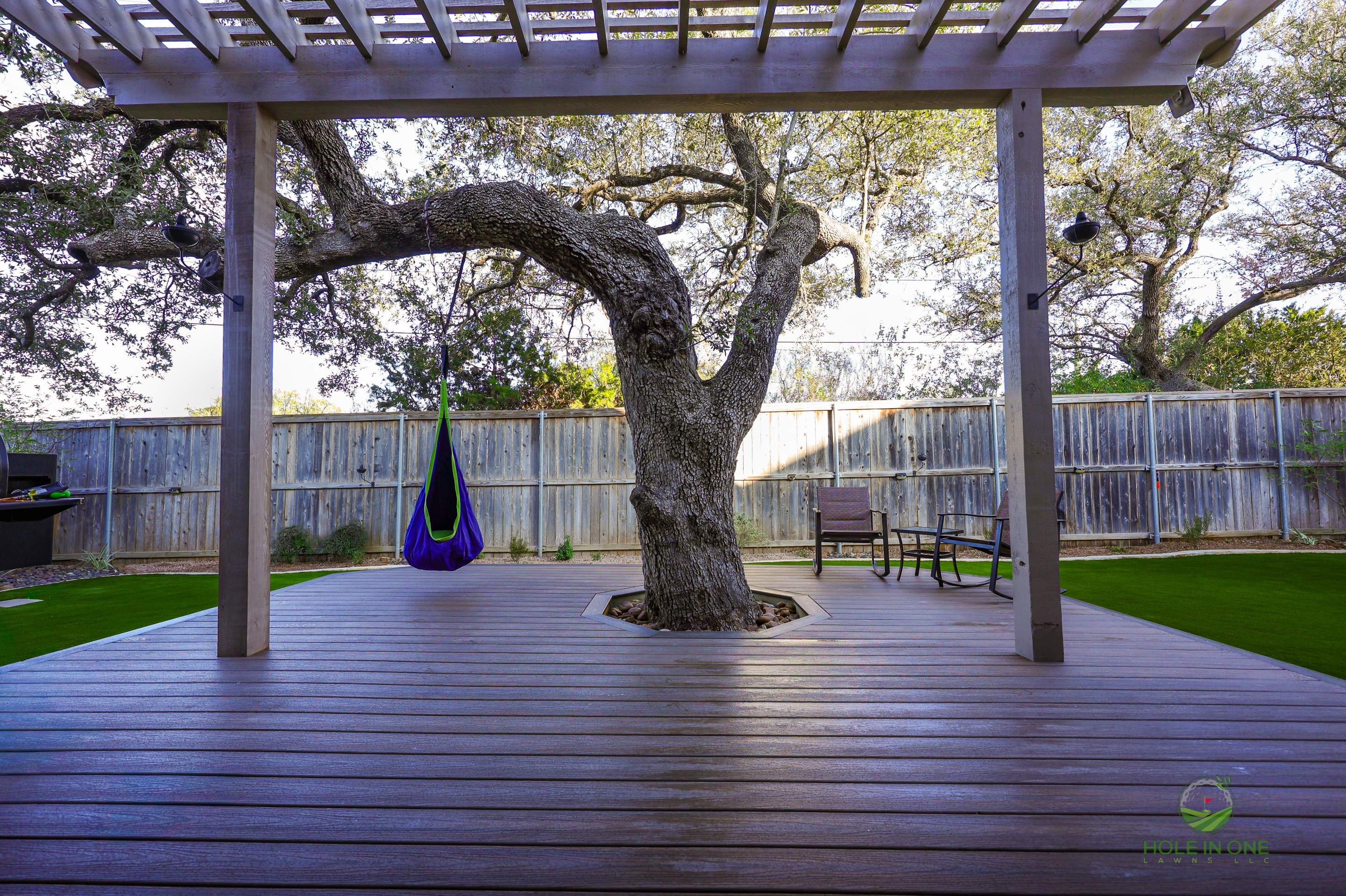 Wortham Oak, San Antonio Tx. by Hole In One Lawns, LLC