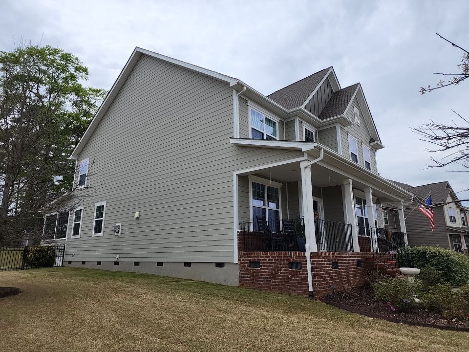 House Wash using cleaner by Power Wash Masters LLC