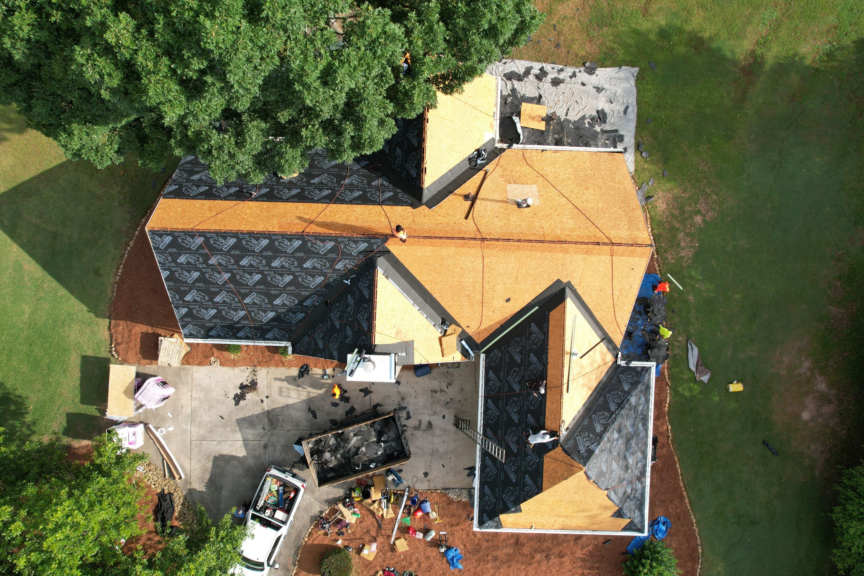 Residential Roofing Installation using Owens Corning by Inspector Roofing and Restoration