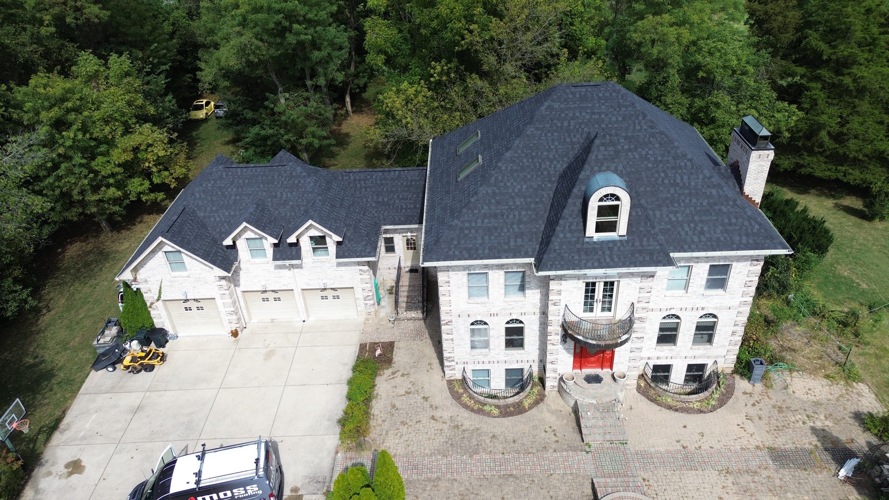 Project in Martinsville by Moss Roofing