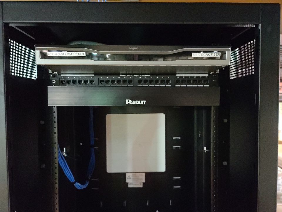 Structure Cable Installation using Cat 6 Cabling & Fiber  by Firmament Solutions