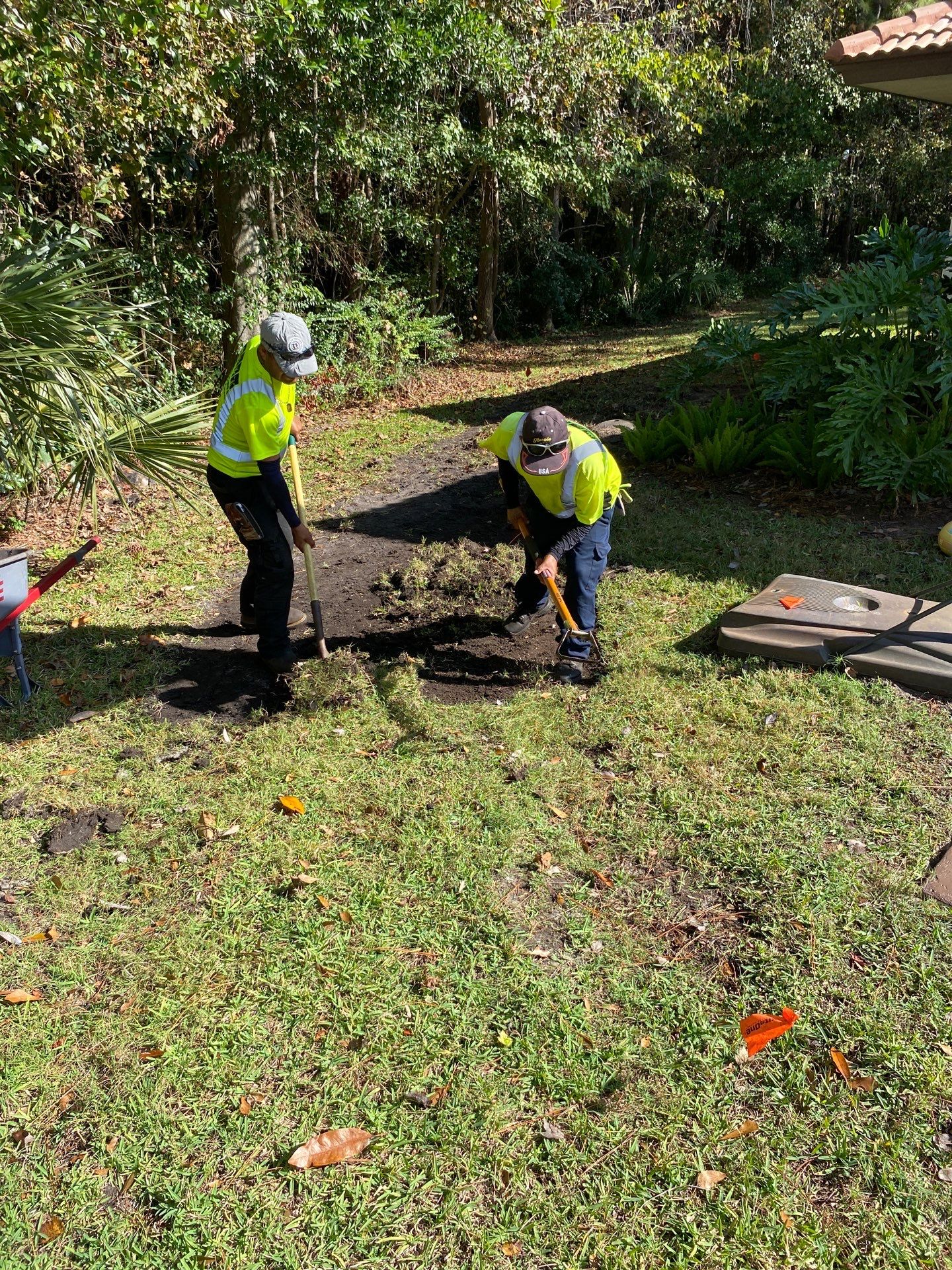 Deerwood Residence | Sod Repair & Mulch Installation  by ProGreen Services