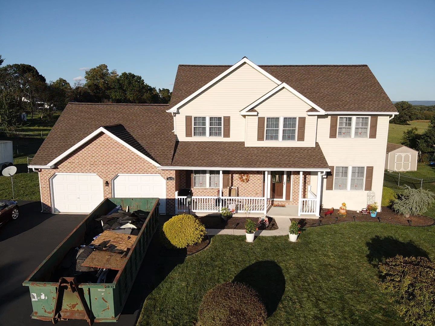 Residential Roof Installation Featuring GAF Timberline HD Shingles in Chambersburg by Teflon Roofing