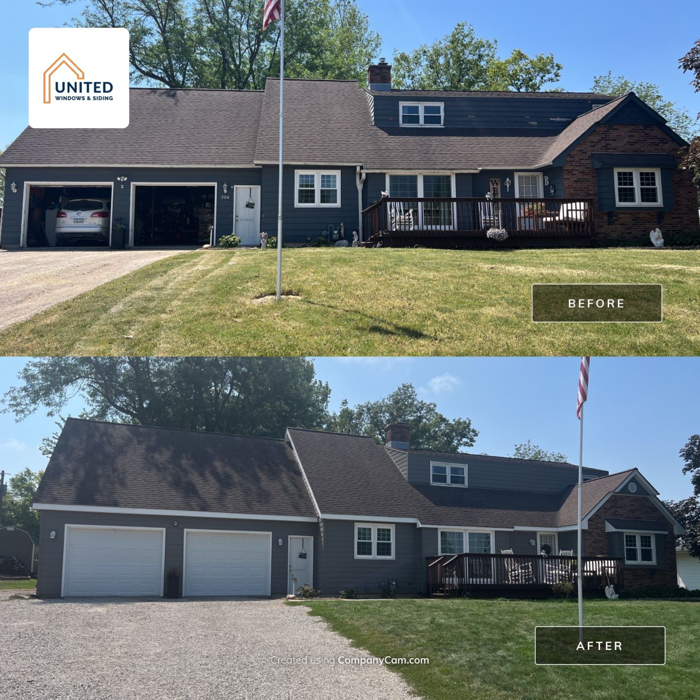 Fiber glass cladding  by United Windows and Siding LLC