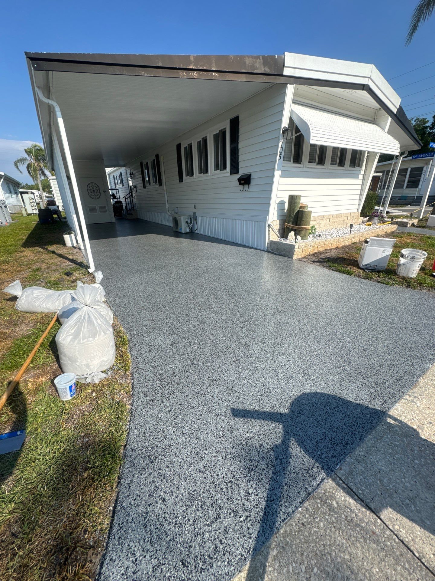 Clearwater, FL Driveway Concrete Coating by Performance Floors & Coating