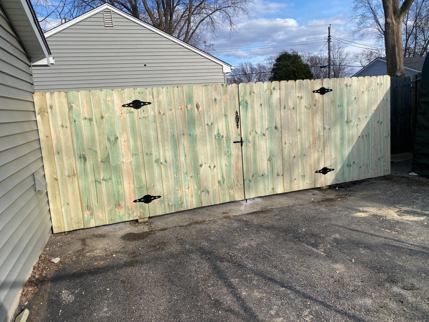wood fence by Kraz Construction