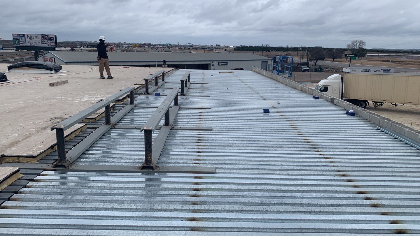 Bio-Life Commercial Roof Replacement using IB Systems PVC by Roof Experts