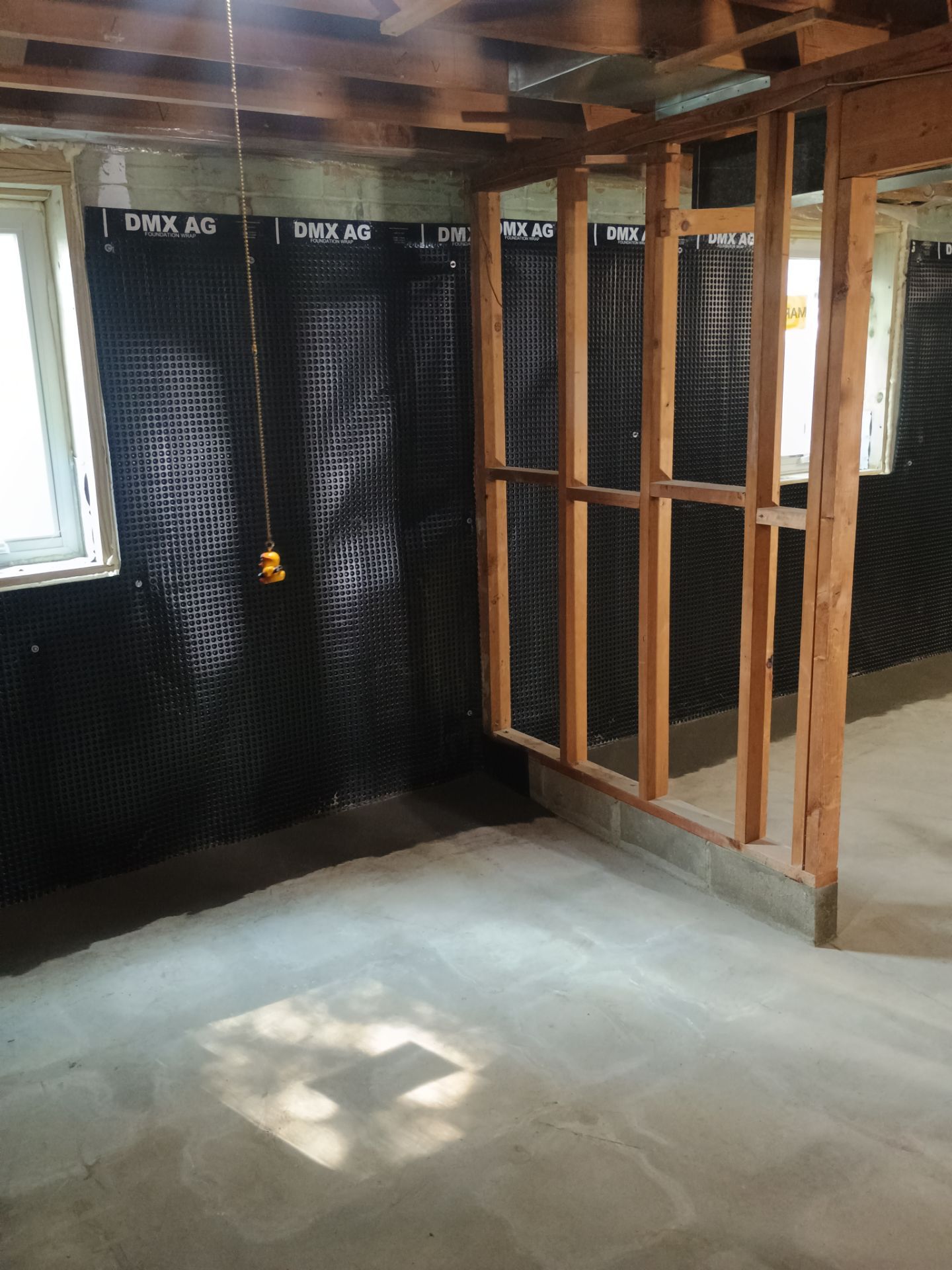 Interior Drain Tile & Wall Drainage in Southwest Minneapolis by Waterproofing Northeast