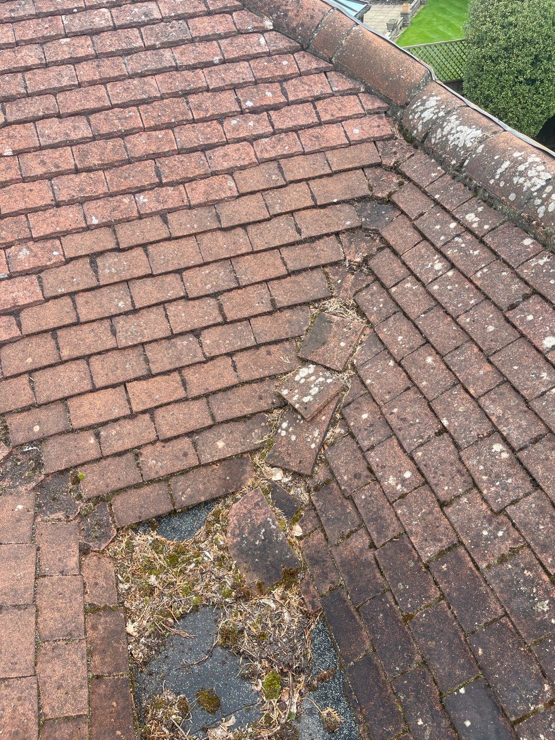 Roof Clean - Biocide Treatment using Honda 15lpm Low Pressure Washing Machine by Ges Exterior Cleaning ltd