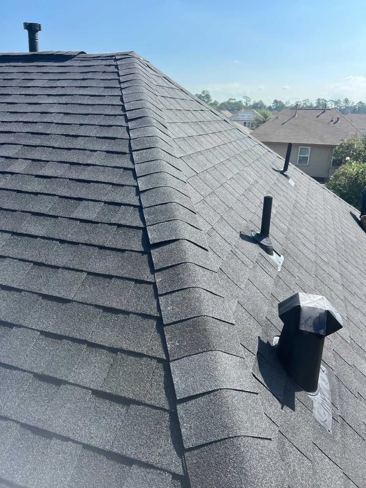 Residential Roofing Installation using Tamko Heritage® Series Rustic Black by CAP Roofing and Construction LLC