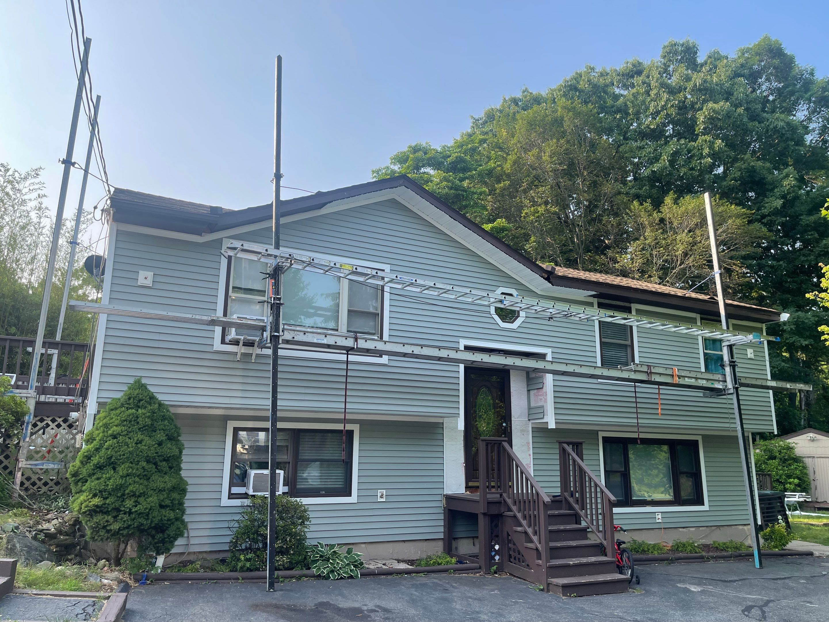 Siding Installation using Certainteed Monogram Seagrass by A Plus Exterior