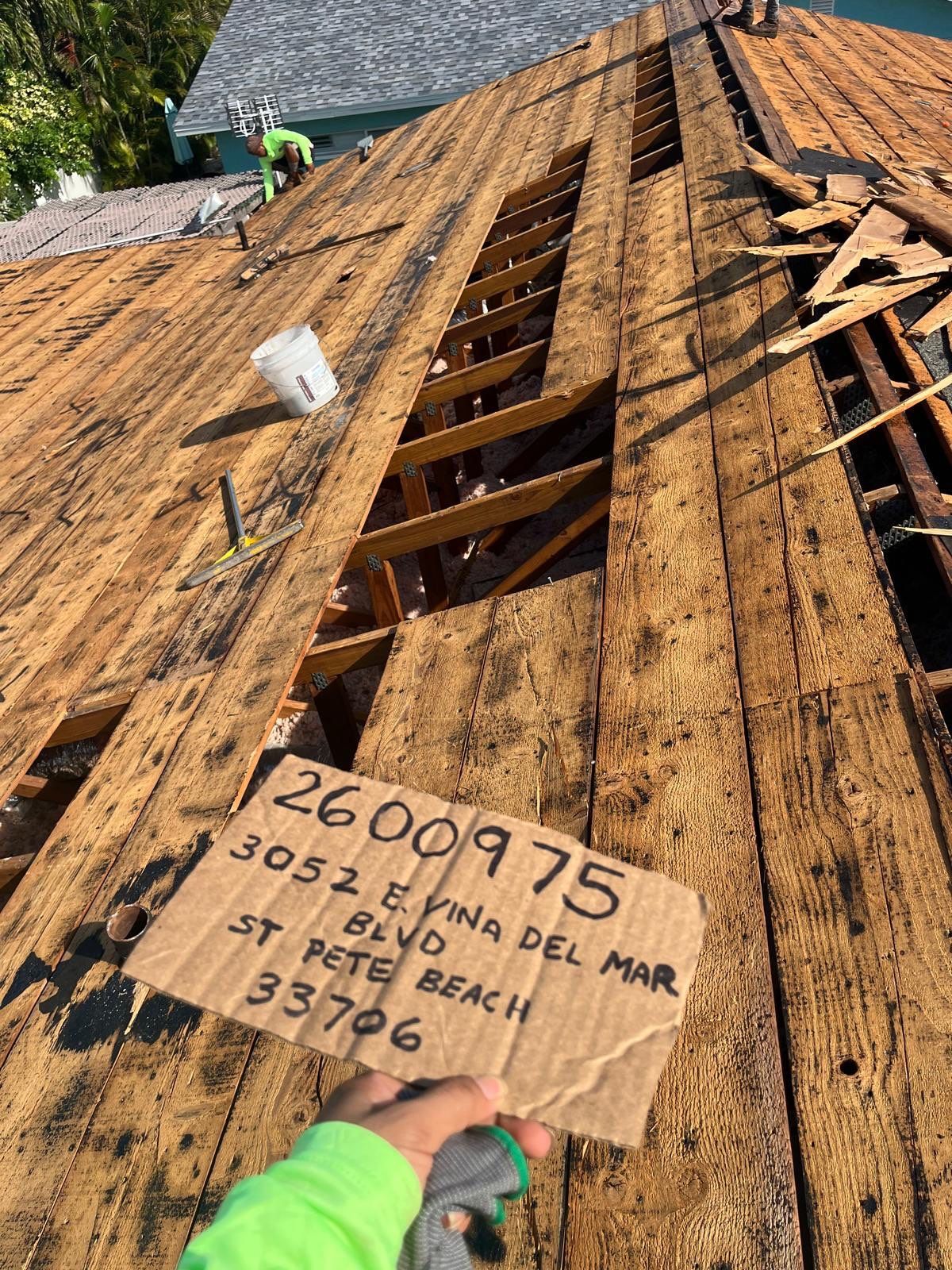 Project in St. Pete Beach 33706 by Mitchell Roofing Company LLC 