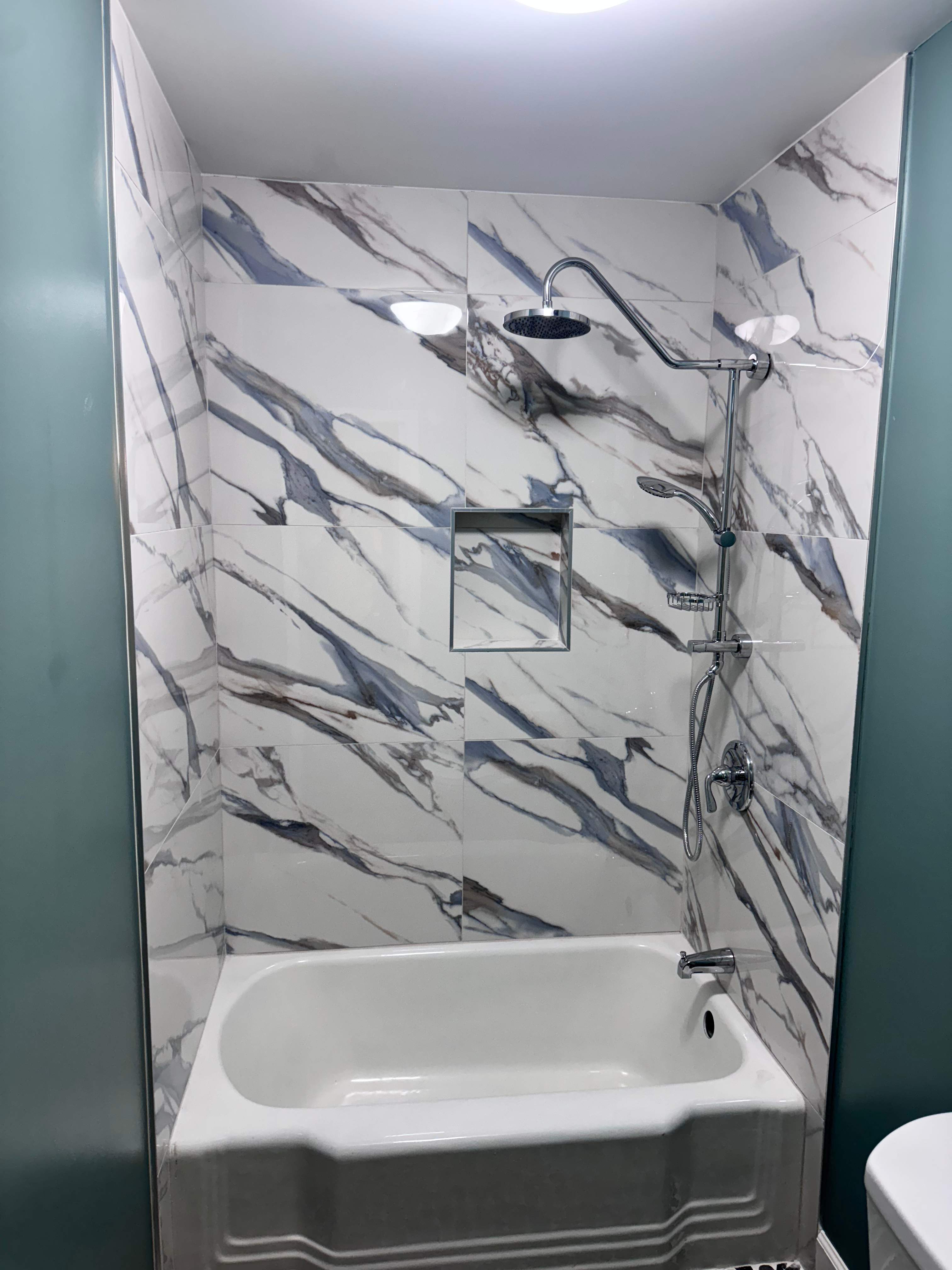 Guest bathroom renovation by Prudencio
