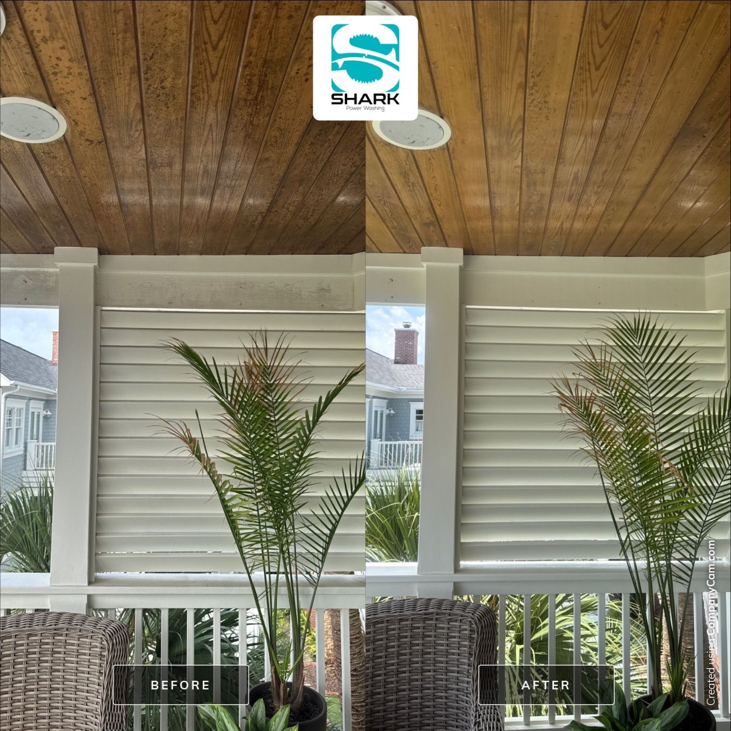 House Washing in Wrightsville Beach by Shark Power Washing