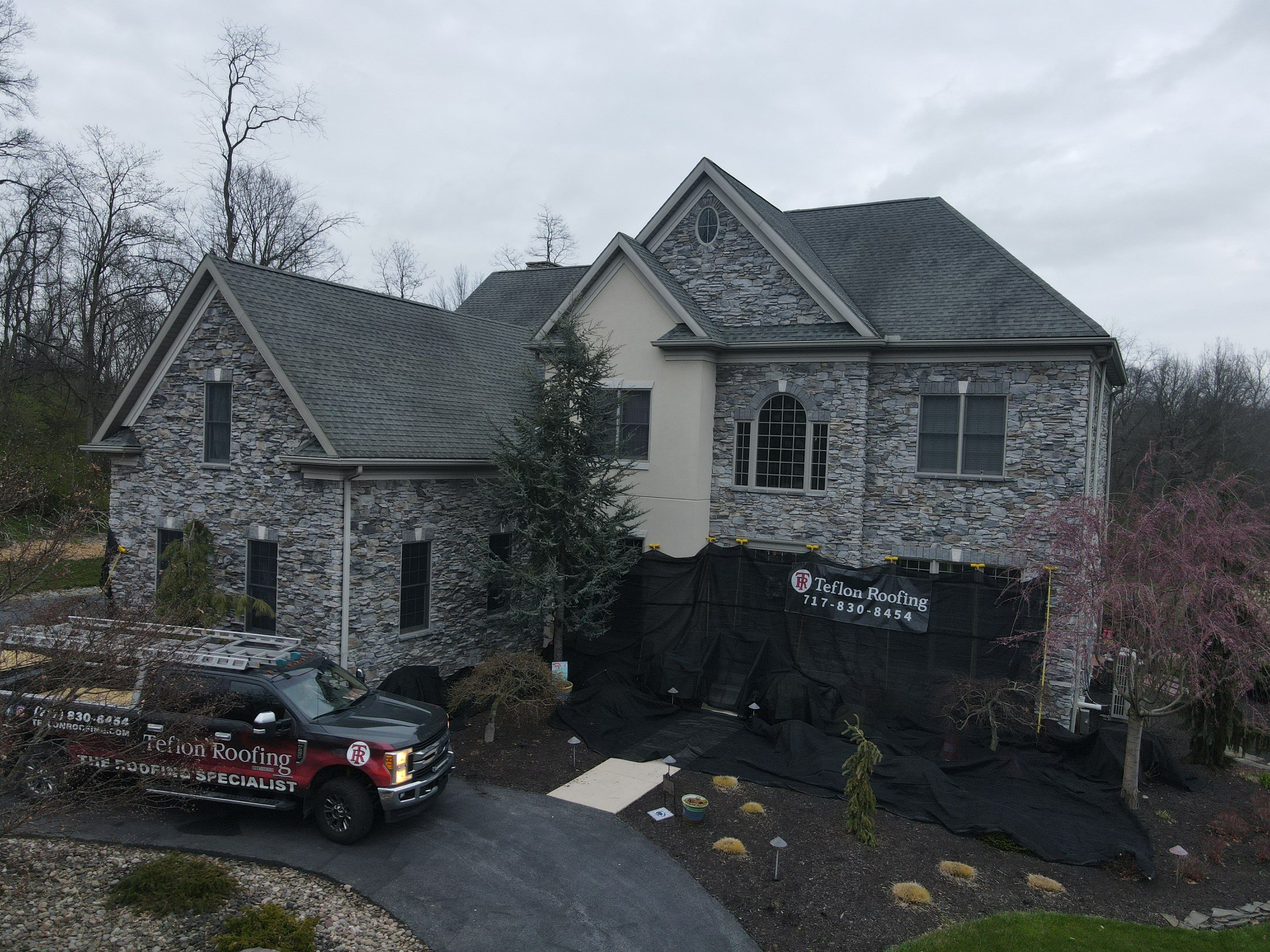 Residential Roofing Installation using Gaf Hdz Architectural Shingle by Teflon Roofing