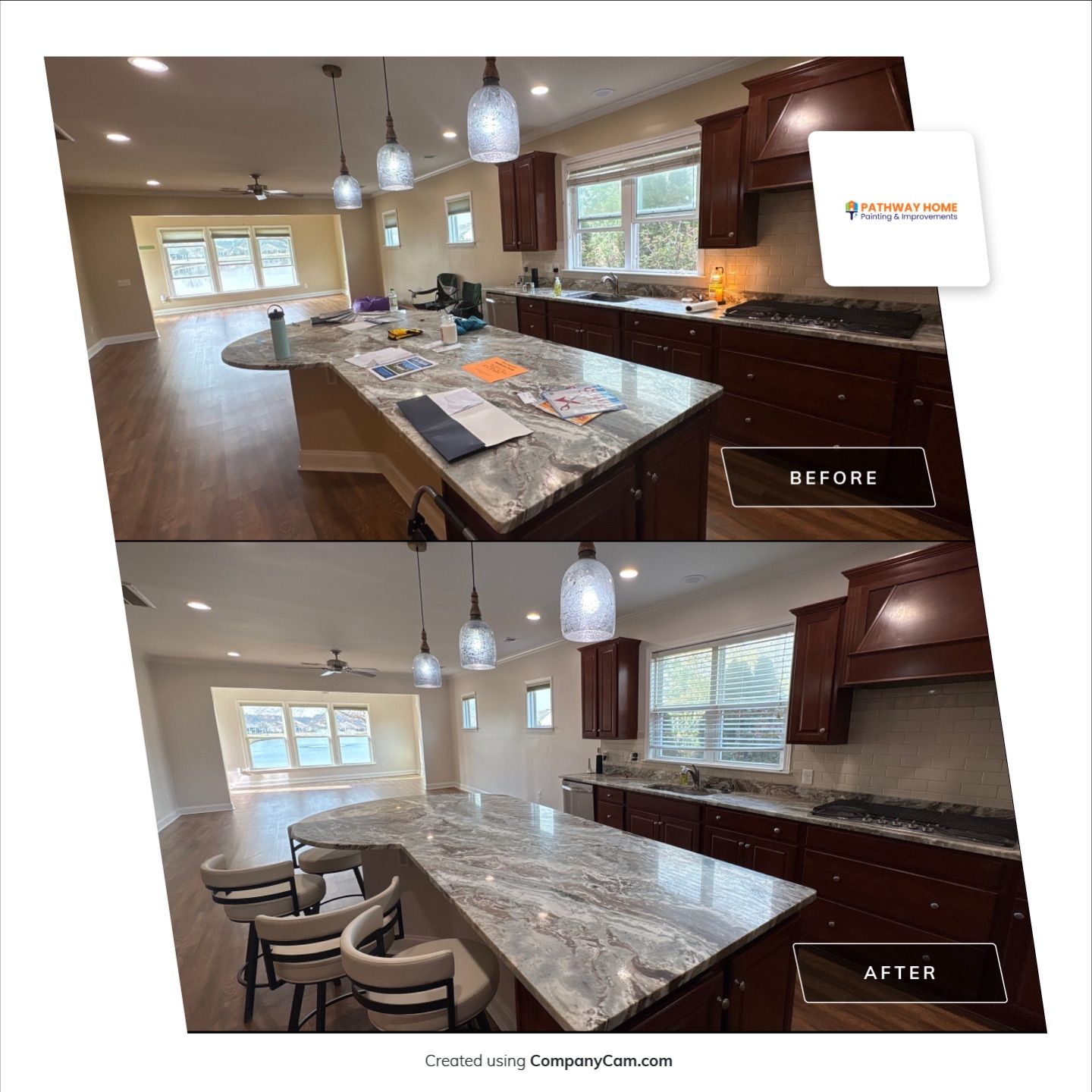 From Concern to Comfort: A Full Interior Transformation Done Right by Pathway Home Painting & Improvements