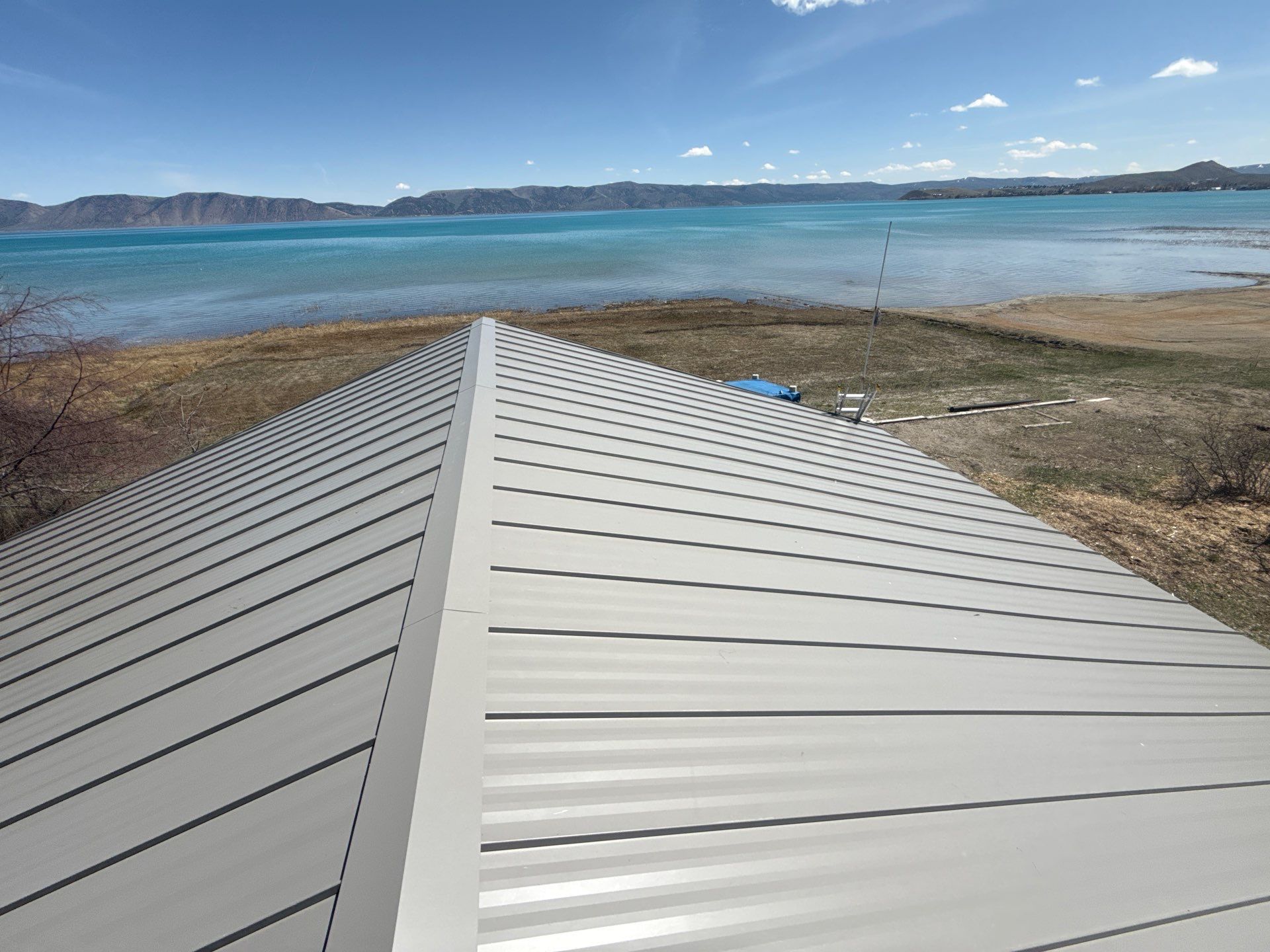 Light Stone Standing Seam by Reimagine Roofing