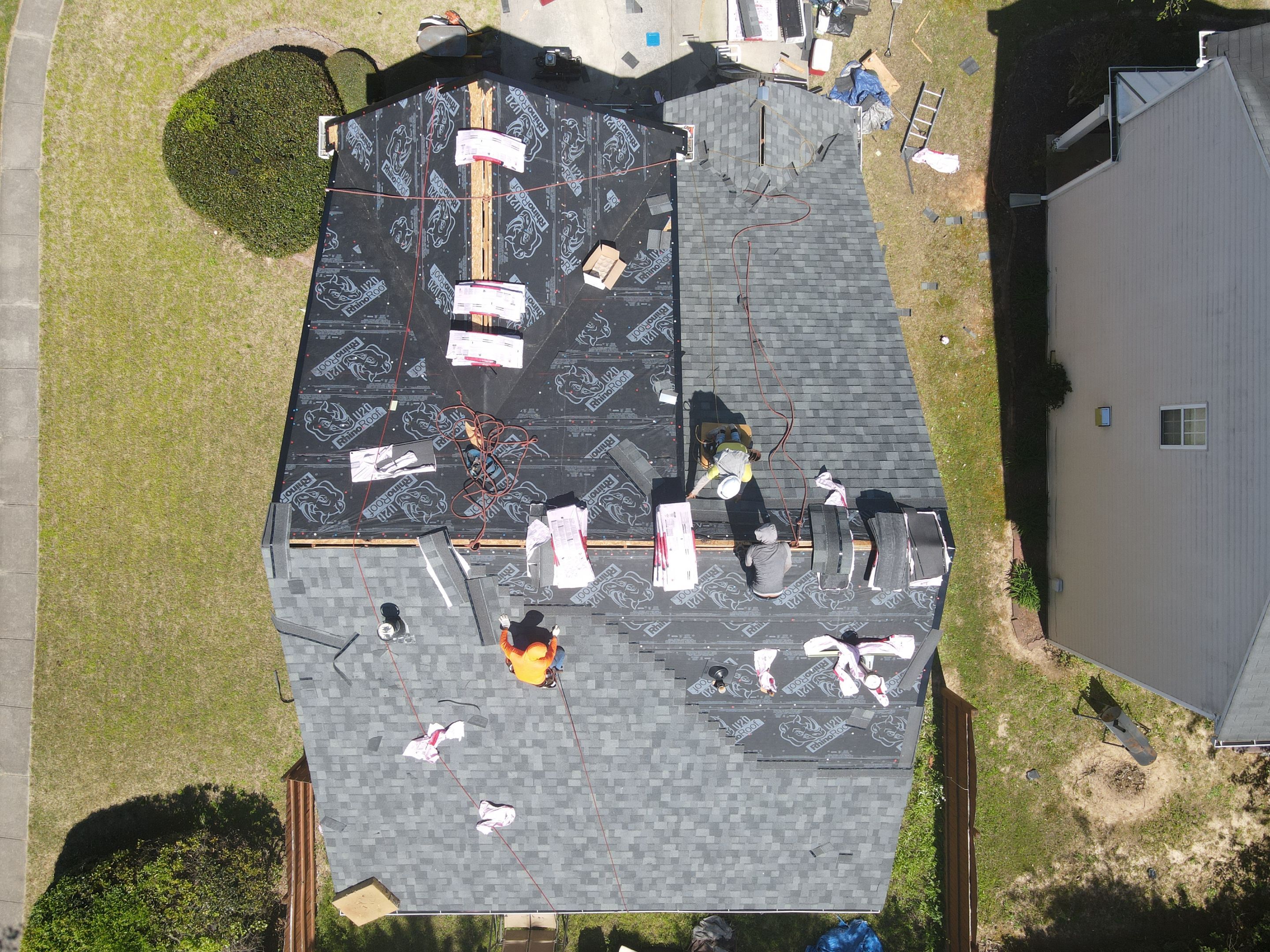 Residential Roofing Installation using Owens Corning by Inspector Roofing and Restoration
