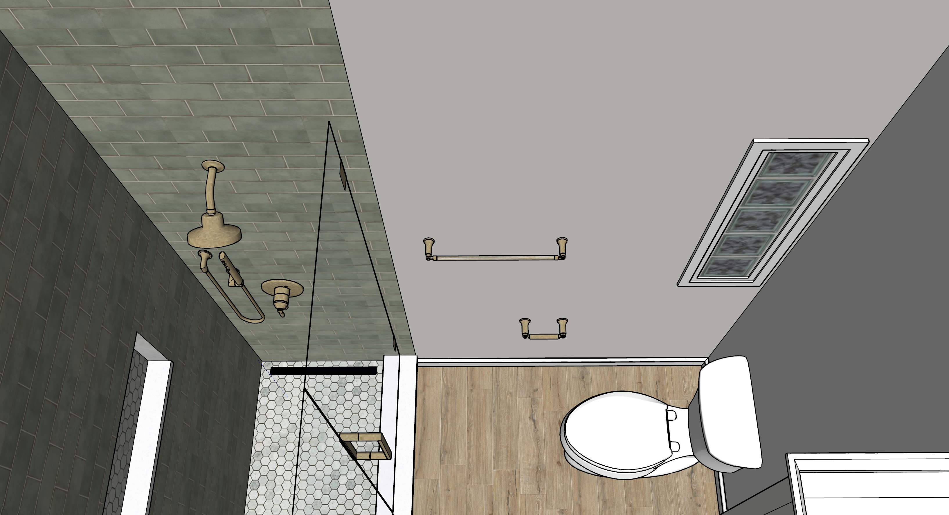 Northwood Bathroom Remodel with Vertical Stack Tile Shower by Legacy Bath and Kitchen