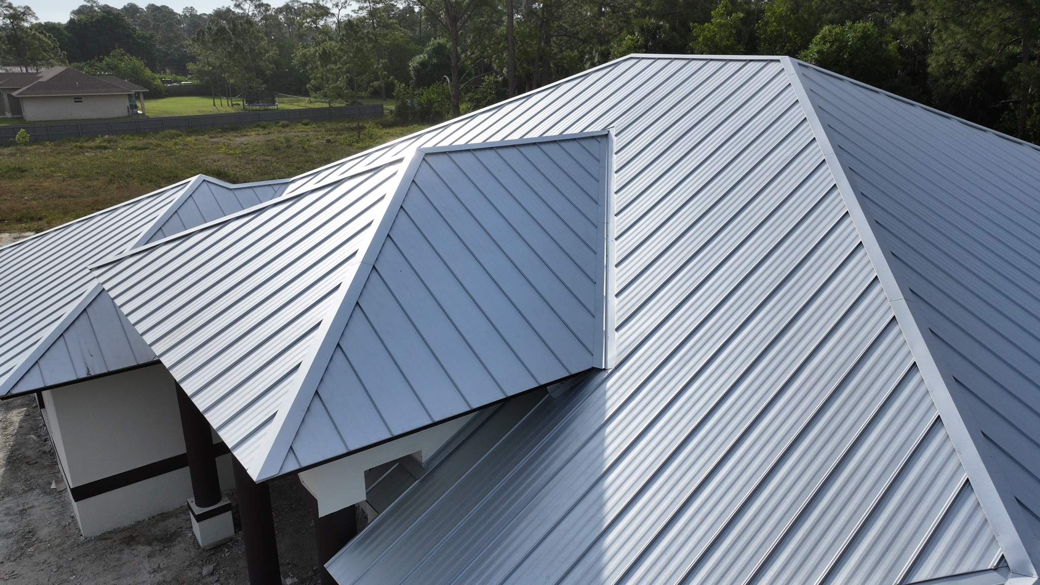 24ga 1" Nail-Strip Mill Finish by Total Roofing System The Metal Roof Experts