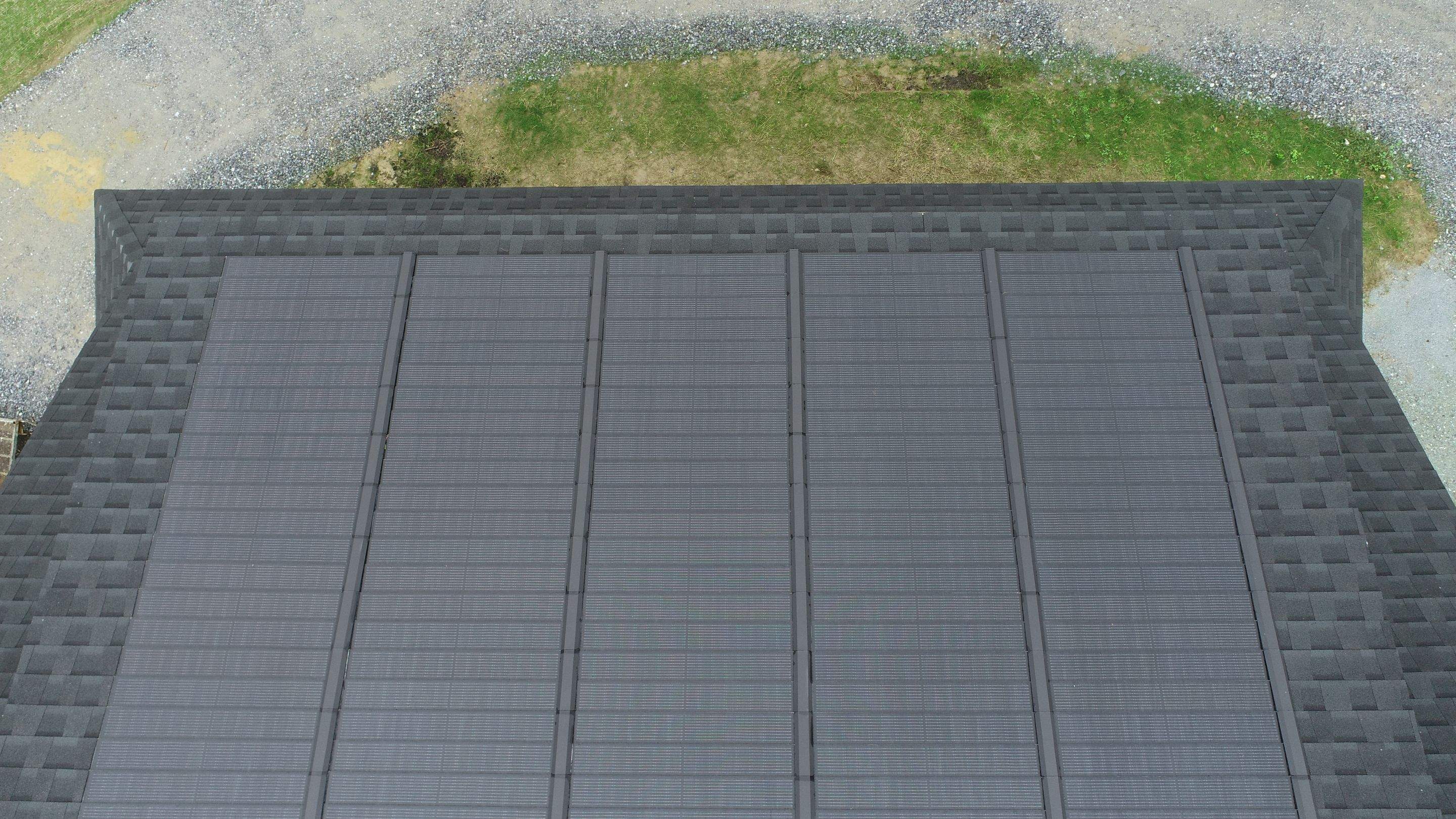GAF Timberline Solar on New Construction by American Home Contractors