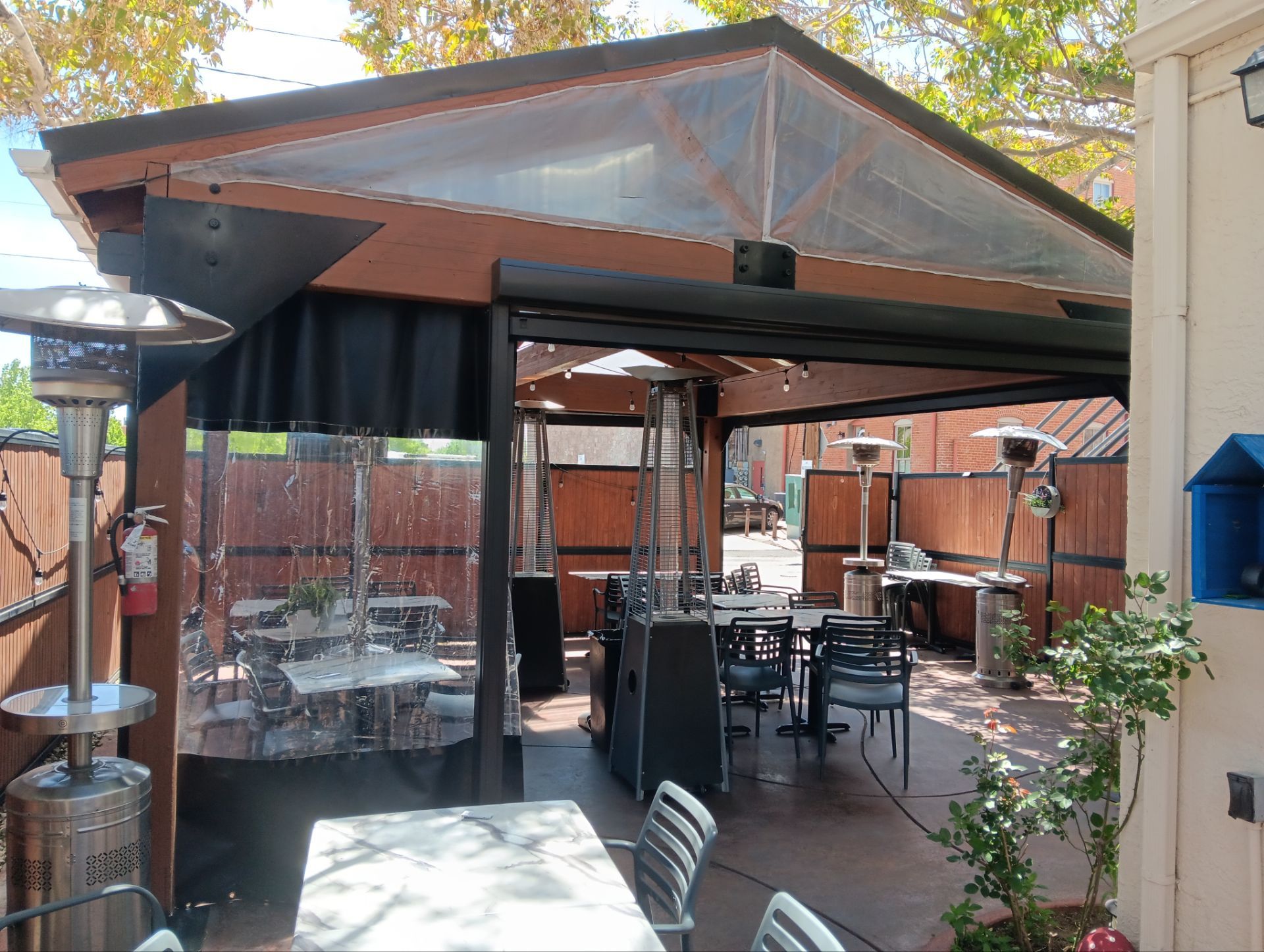 Motorized Screens using Progressive MagnaTrack Screens by Outdoor Solutions Colorado