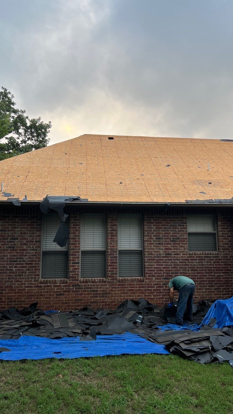 Residential Roofing Installation using GAF Natural Shadow  by A & H Roofing and Contracting