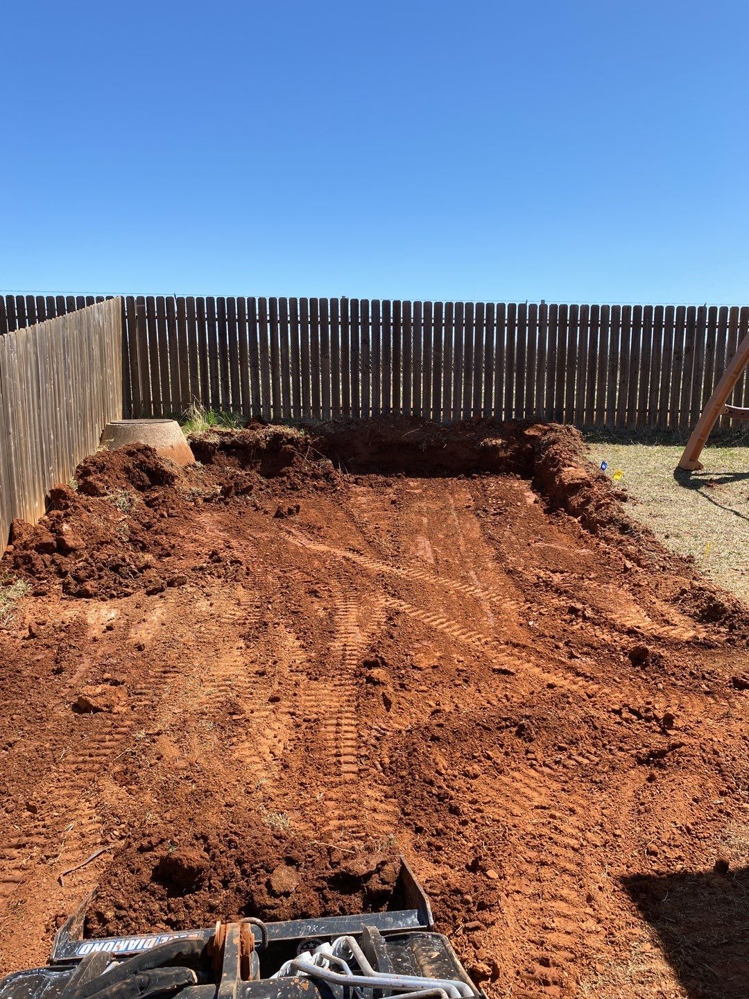 Retaining wall / Playground by Clays Services Inc
