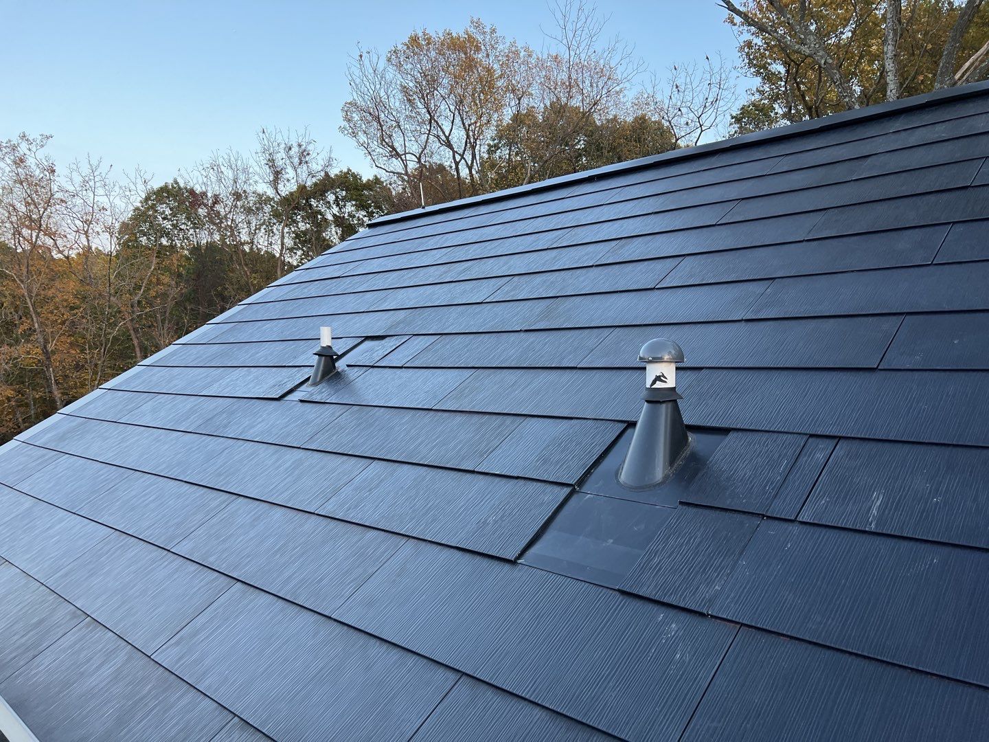 Roof Installation using Tesla Solar Roof V3 by American Home Contractors