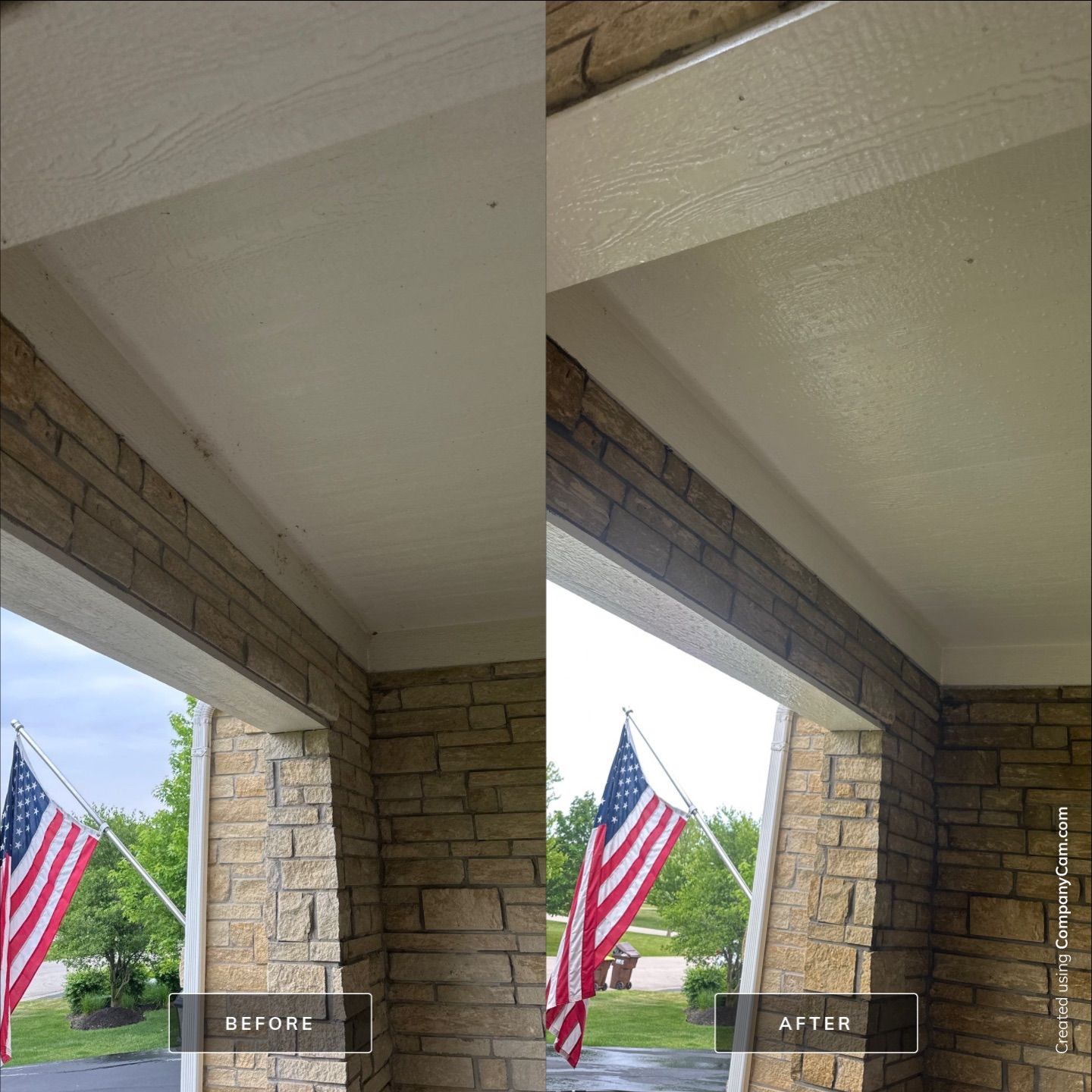 Project in Village of Lakewood by Simmons Power & Soft Washing