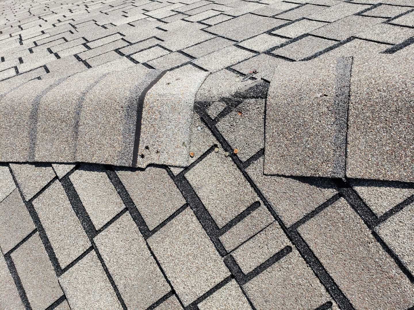 Hail Damage using GAF Timberline Ultra by The Roof Doctor