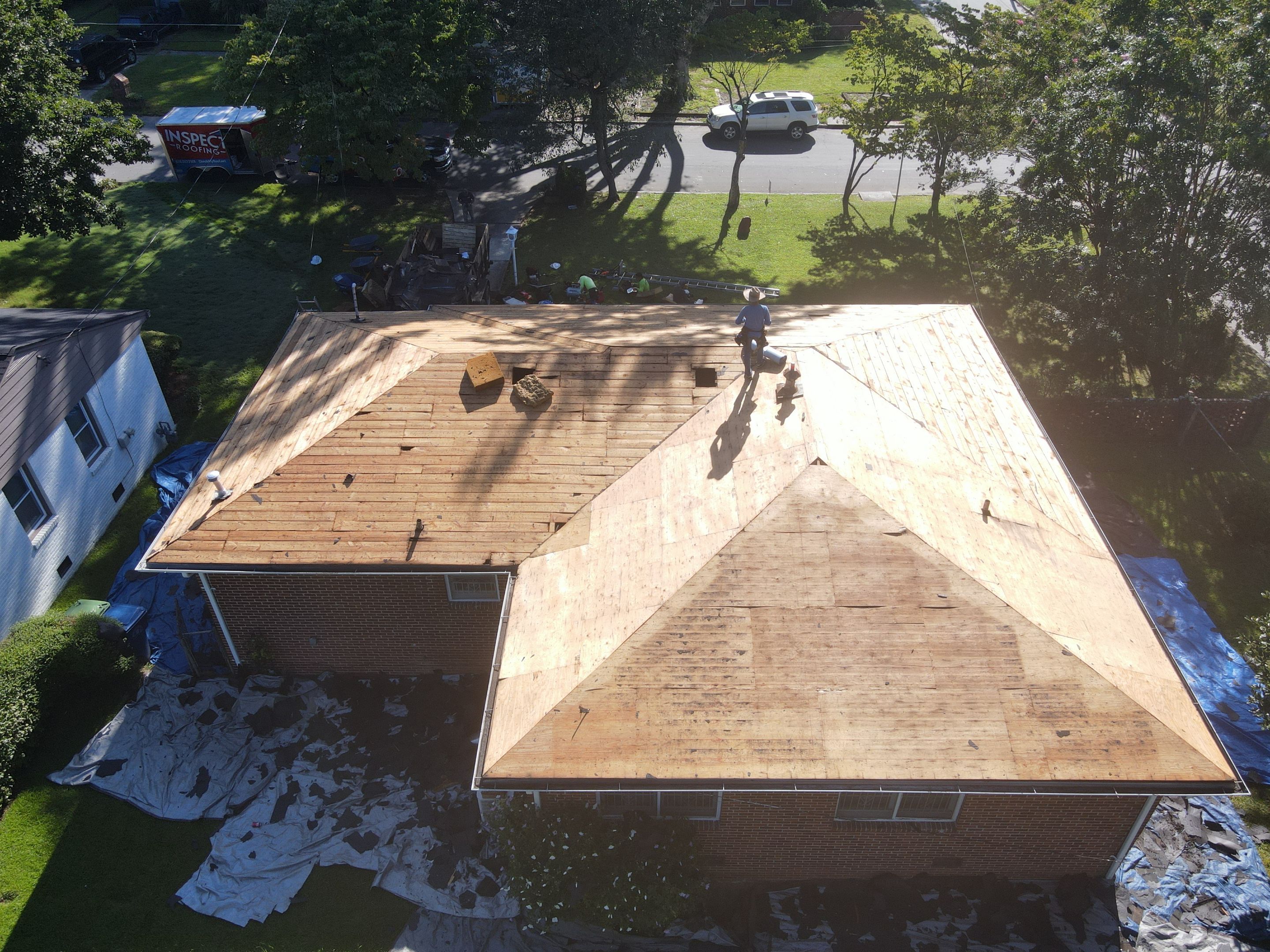 Residential Roofing Installation using Owens Corning by Inspector Roofing and Restoration