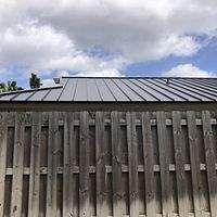 24ga 1.5" Snap-Lock Matte Black   by Total Roofing System The Metal Roof Experts