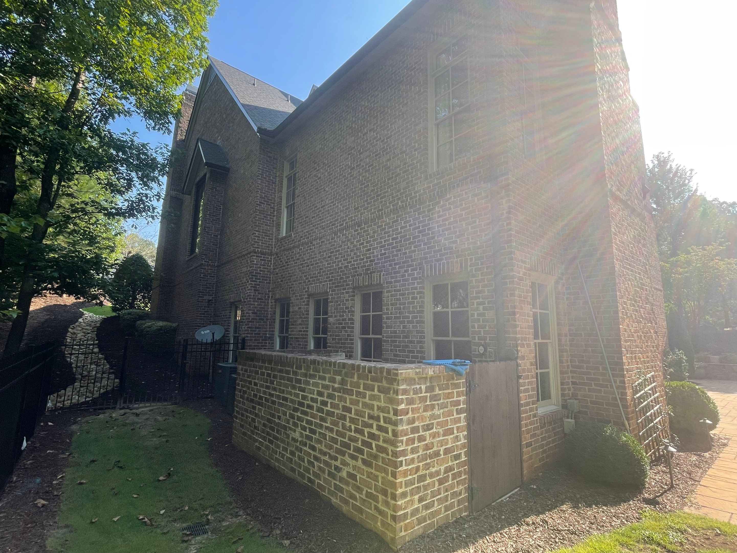 Suwanee Residential Exterior Painting and Dark Trim Update by Swift Home Renovations