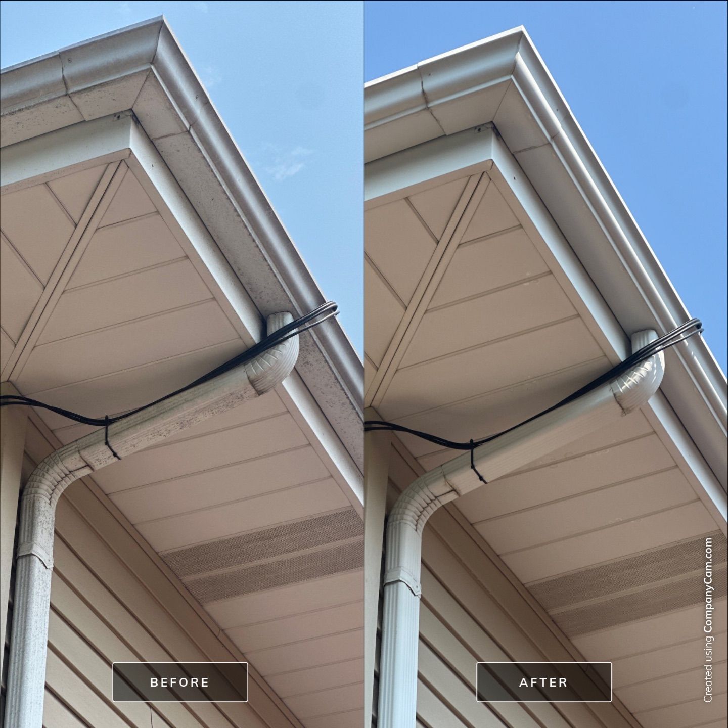 Project in Itasca by Simmons Power & Soft Washing