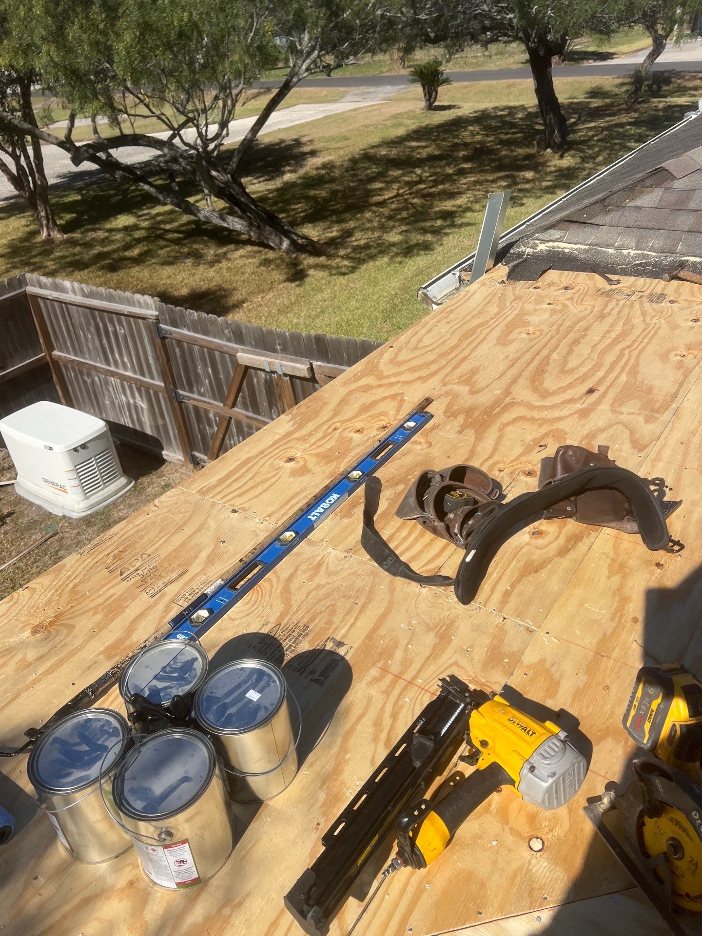 It Ain't Easy getting Shady  by Bayfront Roofing and Construction