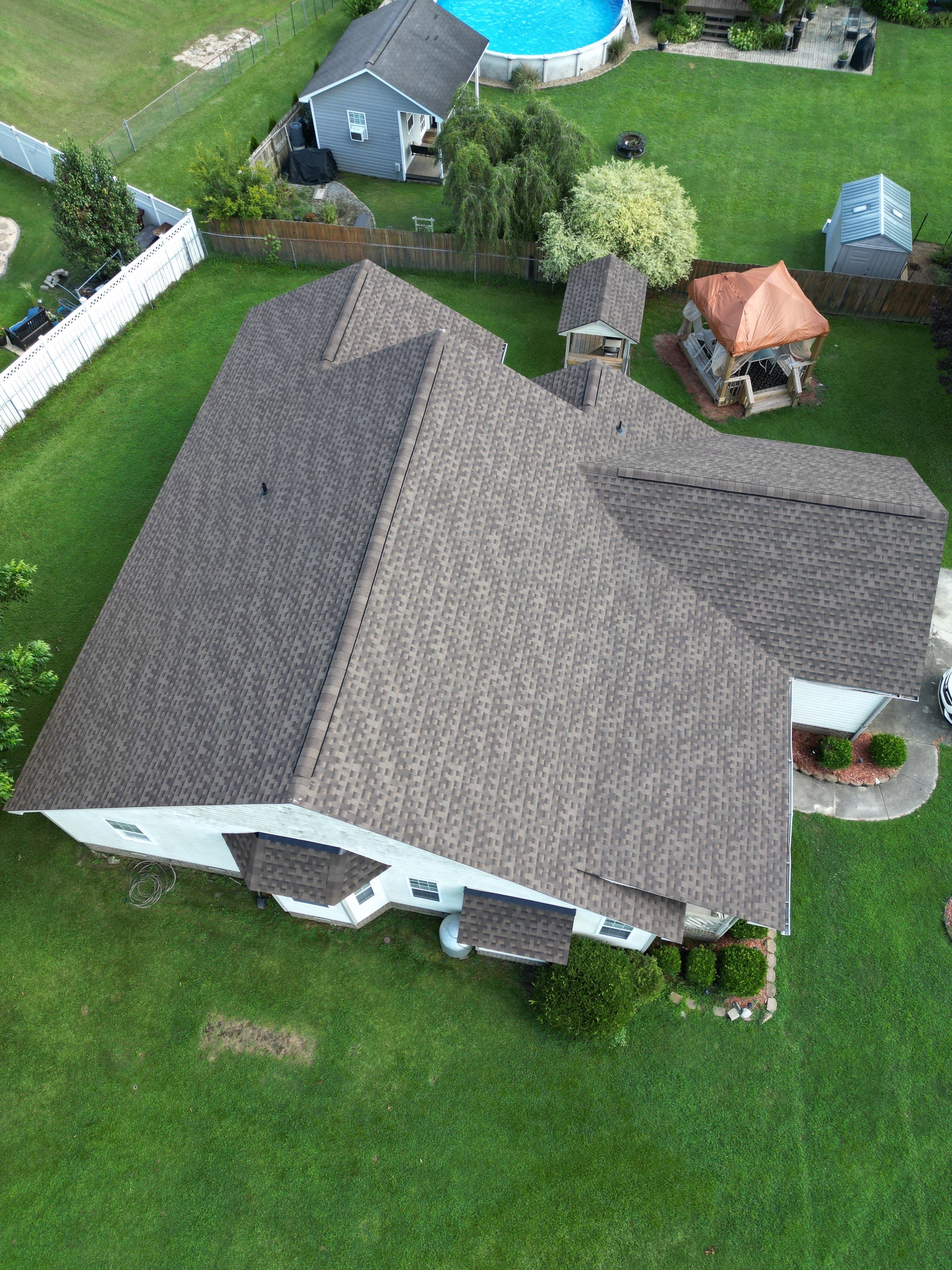 Roof Replacement - GAF Timberline HDZ Barkwood  by Pro Performance Roofing