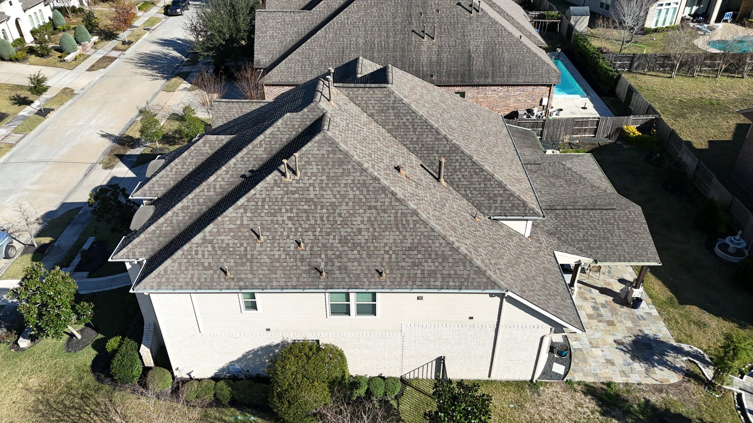 Roof Replacement in Cypress after Customer sustained Hail Damage! by Core Four Roofing