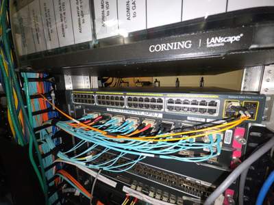 Structured cabling installation by CimaSolutions