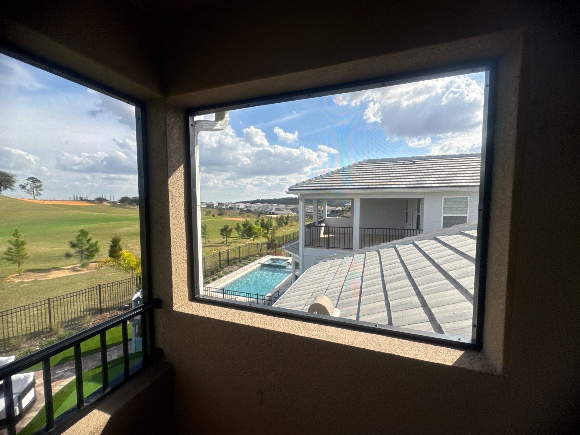 Balcony flooring and screen installation by Orlando pergolas