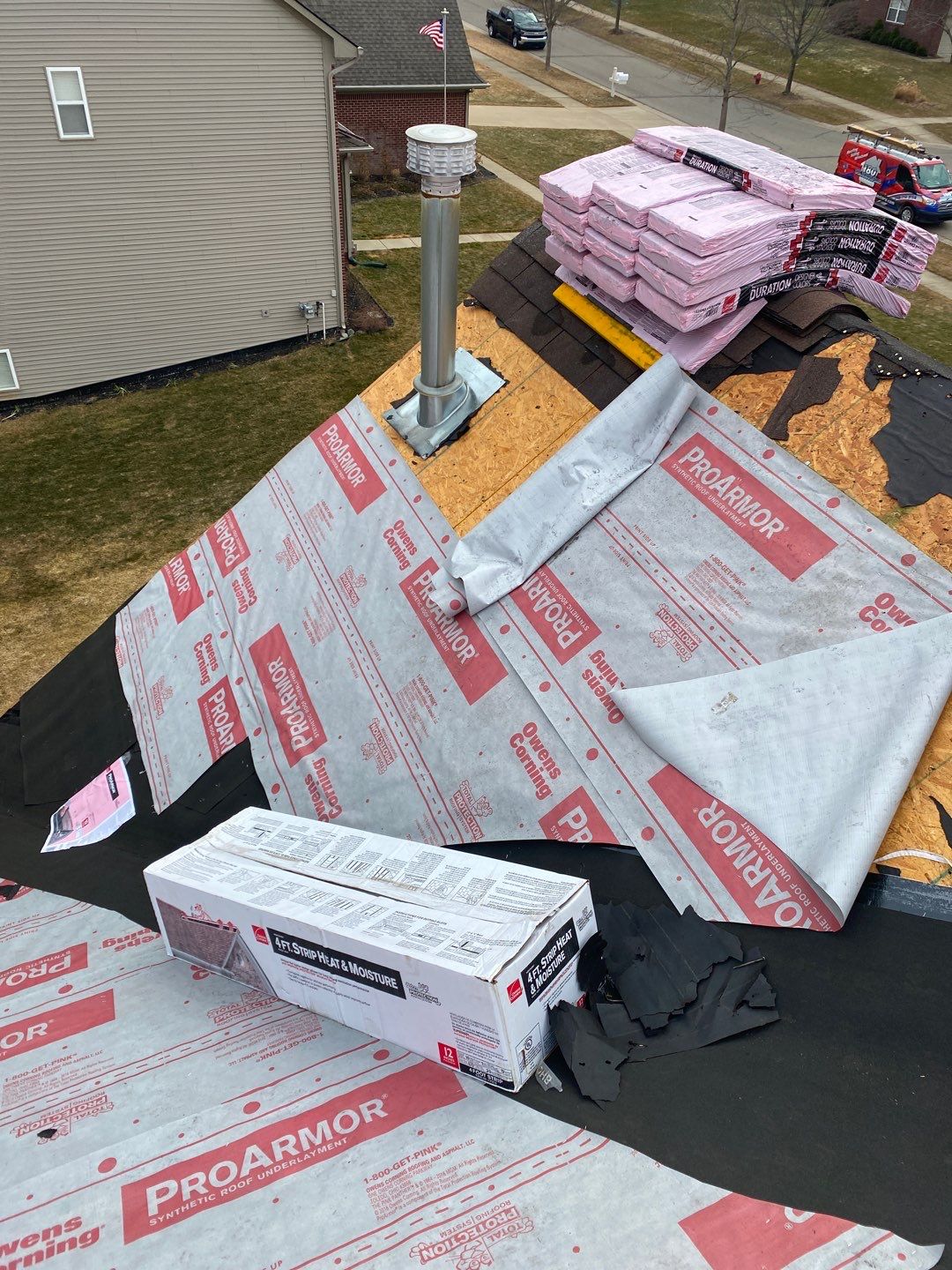 Roof Replacement using Owens Corning by 180 Contractors