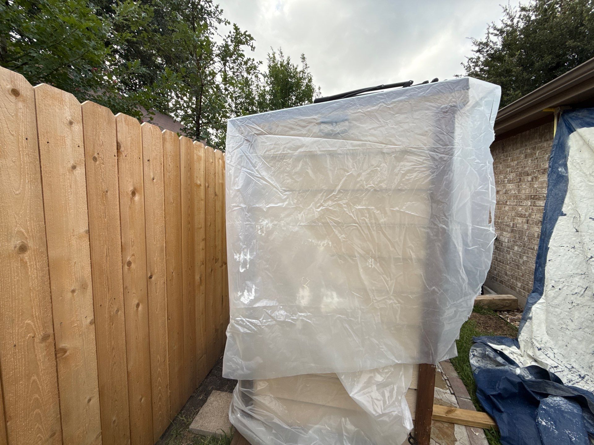 Cedar Privacy Fence Staining and Protection in Pflugerville by Rhino Home Care