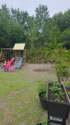 Residential Black Chain-Link Fence Installation in North Port