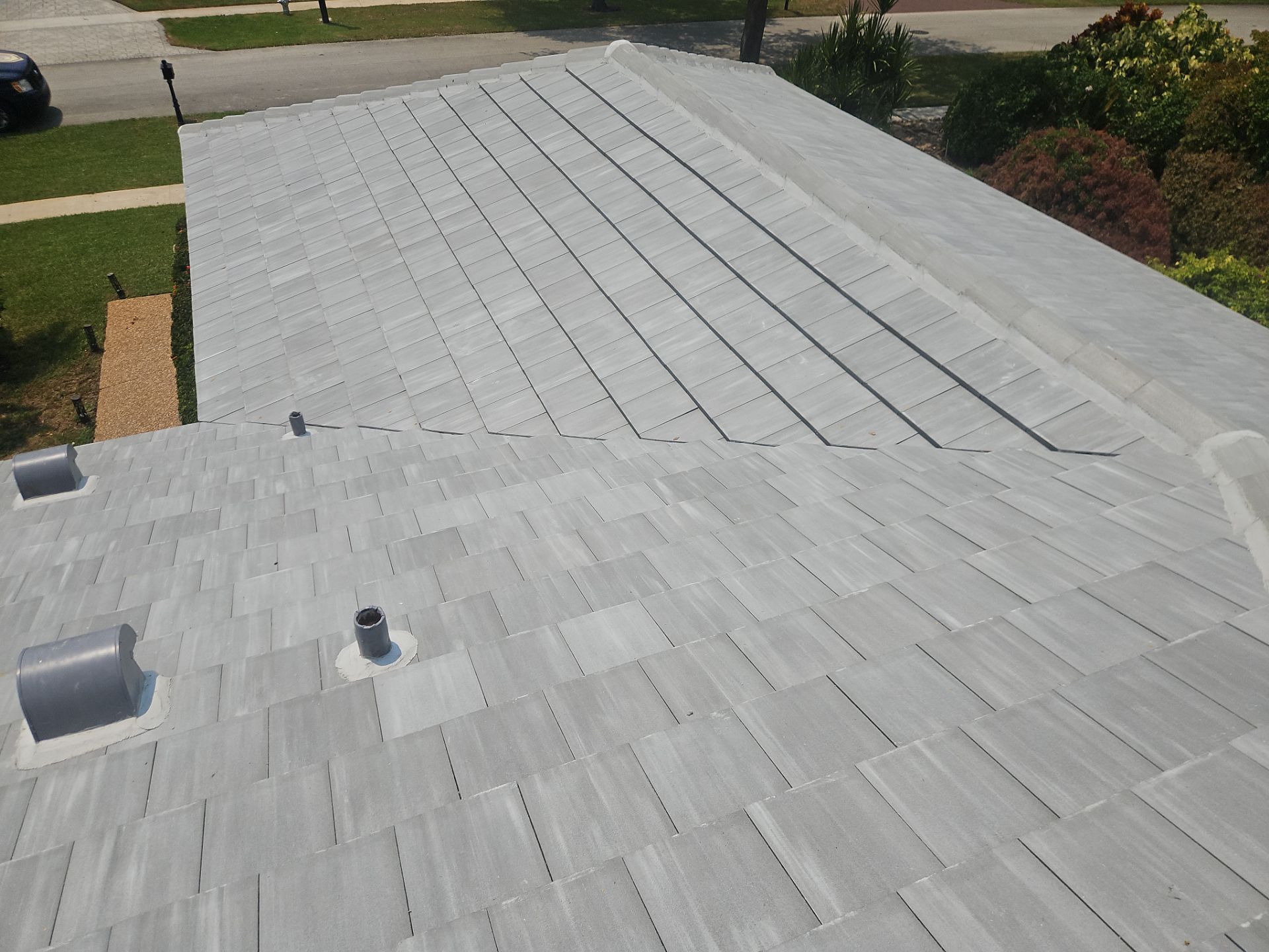 Residential Roofing Installation using Eagle Roofing Tile by BLUES BROTHERS ROOFING