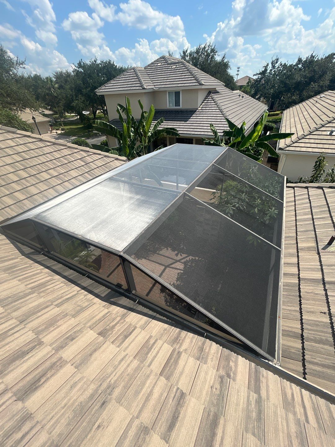 Concrete Tile Roof Repair and Gutter Maintenance in Orlando by Fortified Roofing Solutions Corp.