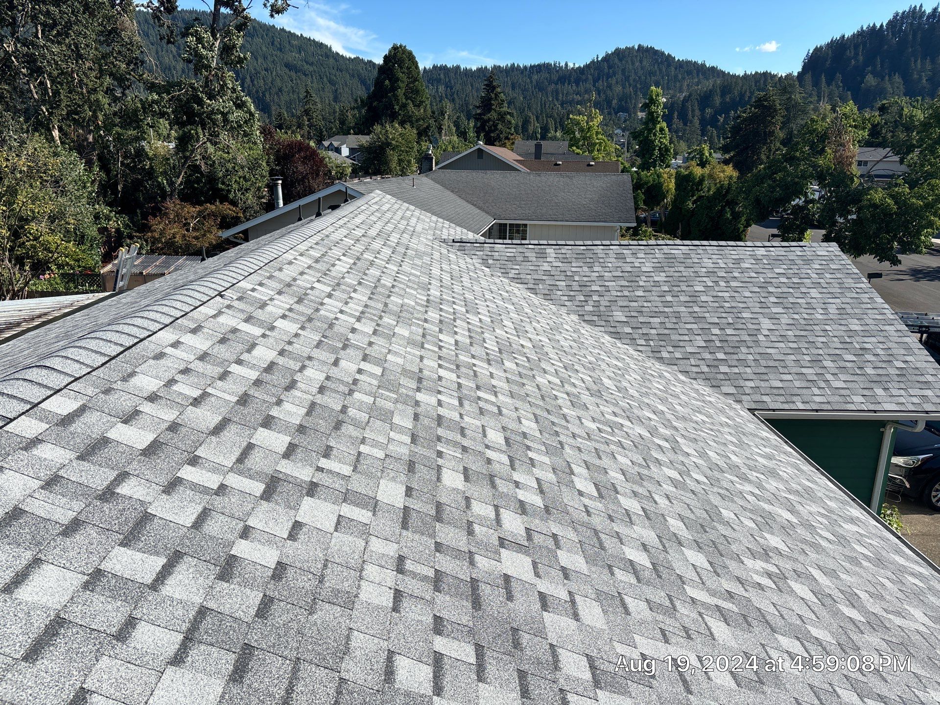 Residential Reroof using Owens Corning Duration Shingles in Sierra Gray. by BEST Roofing & Waterproofing