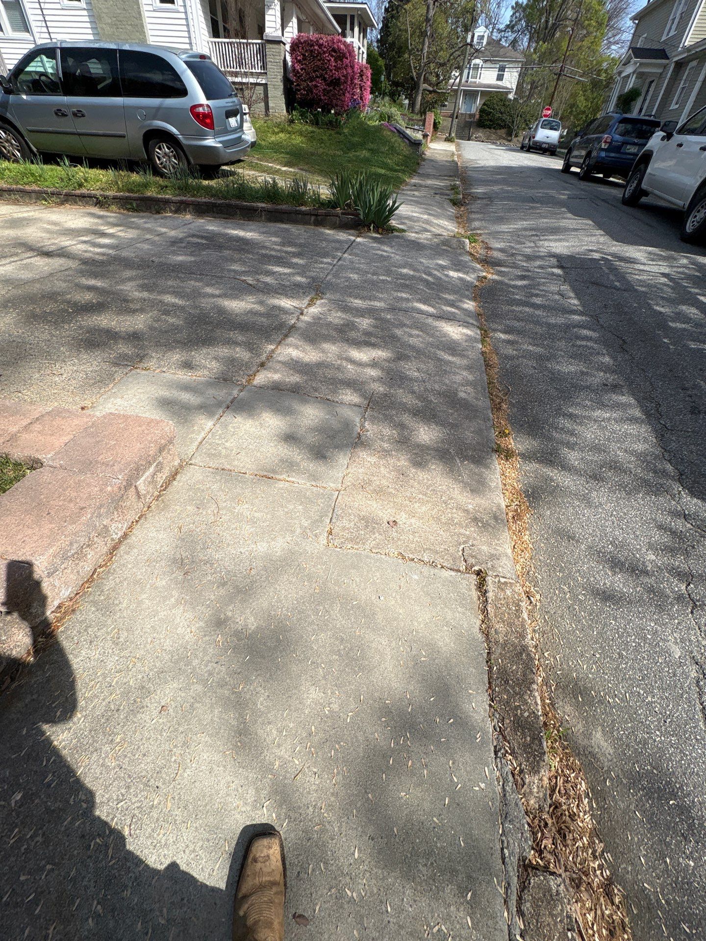 Patio pressure washing and residential driveway surface cleaning