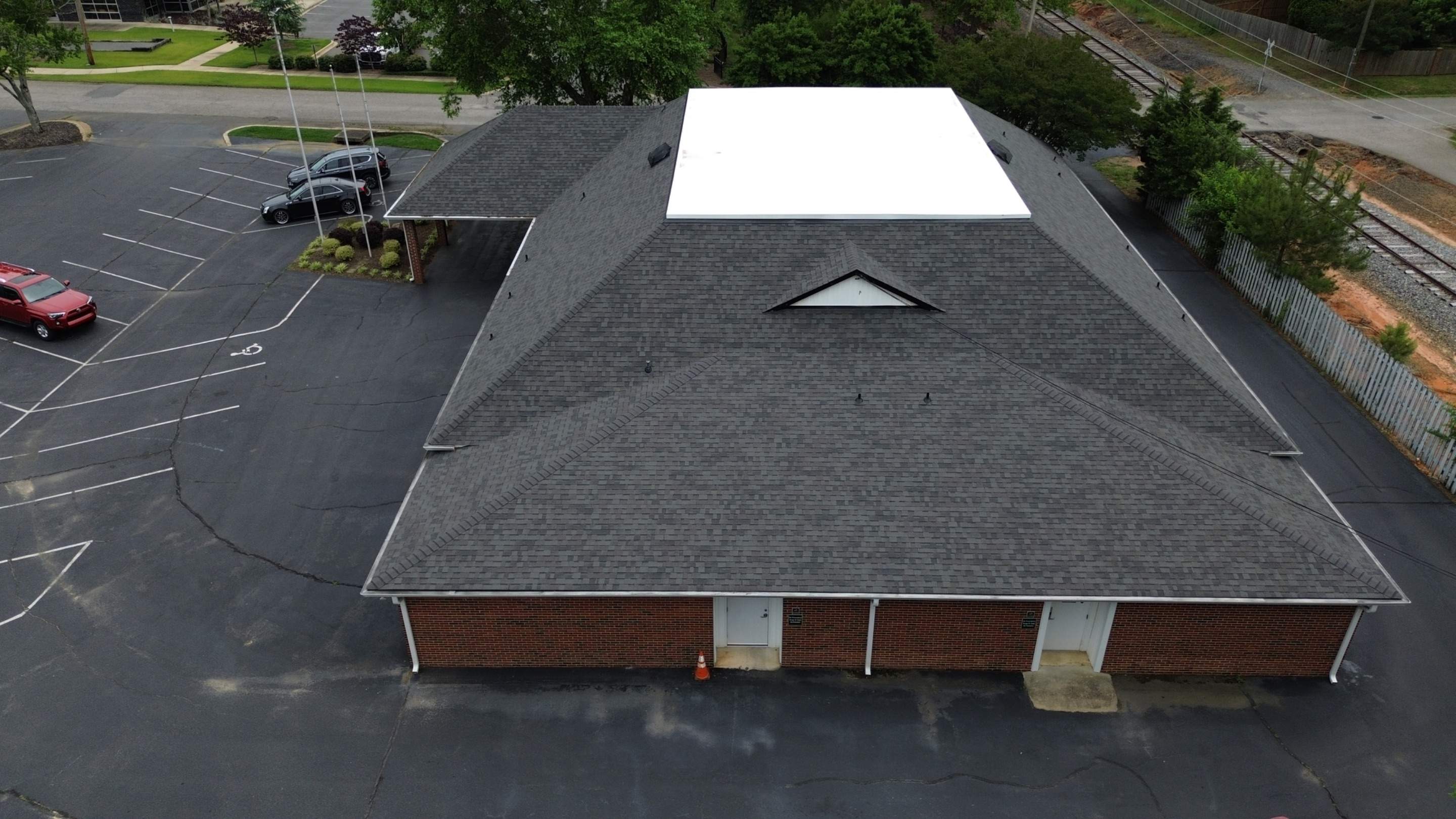 Commercial Shingle and TPO Roof Replacement in Rock Hill, South Carolina by Merritt Roofing LLC