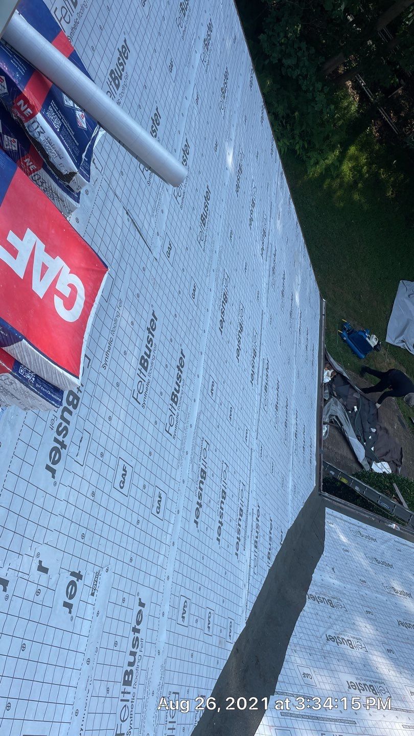 Roof Replacement using GAF Timberline HDZ by American Home Contractors