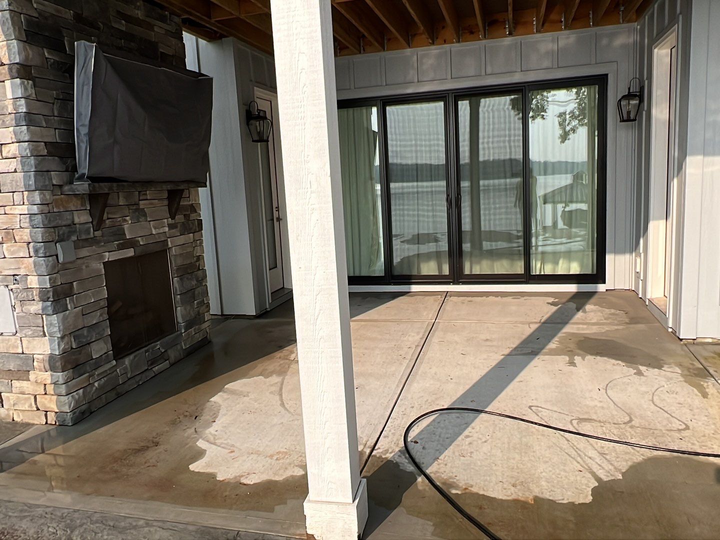 Stamped Concrete Patio by Xtreme Concrete Services